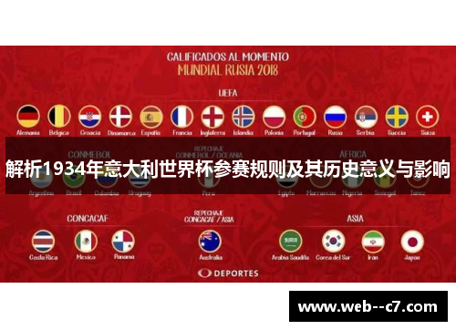 解析1934年意大利世界杯参赛规则及其历史意义与影响 解析1934年意大利世界杯参赛规则及其历史意义与影响
